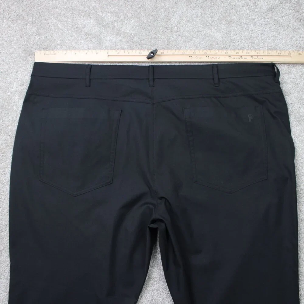 Public Rec Pants Mens 44x30 Black Gamechanger Performance Polyester Straight Leg